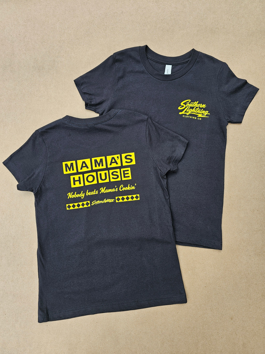 Mama's House Short Sleeve T-Shirt in Black