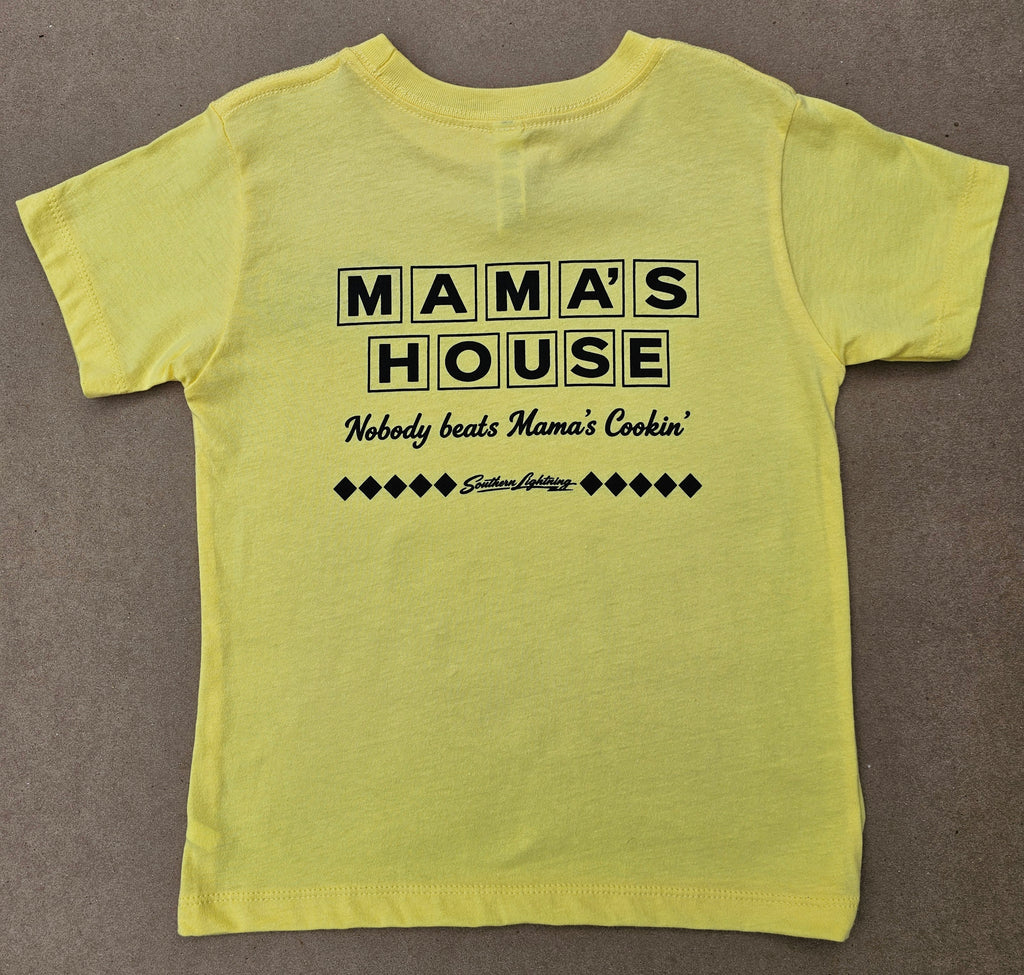Mama's House Short Sleeve T-Shirt in Yellow
