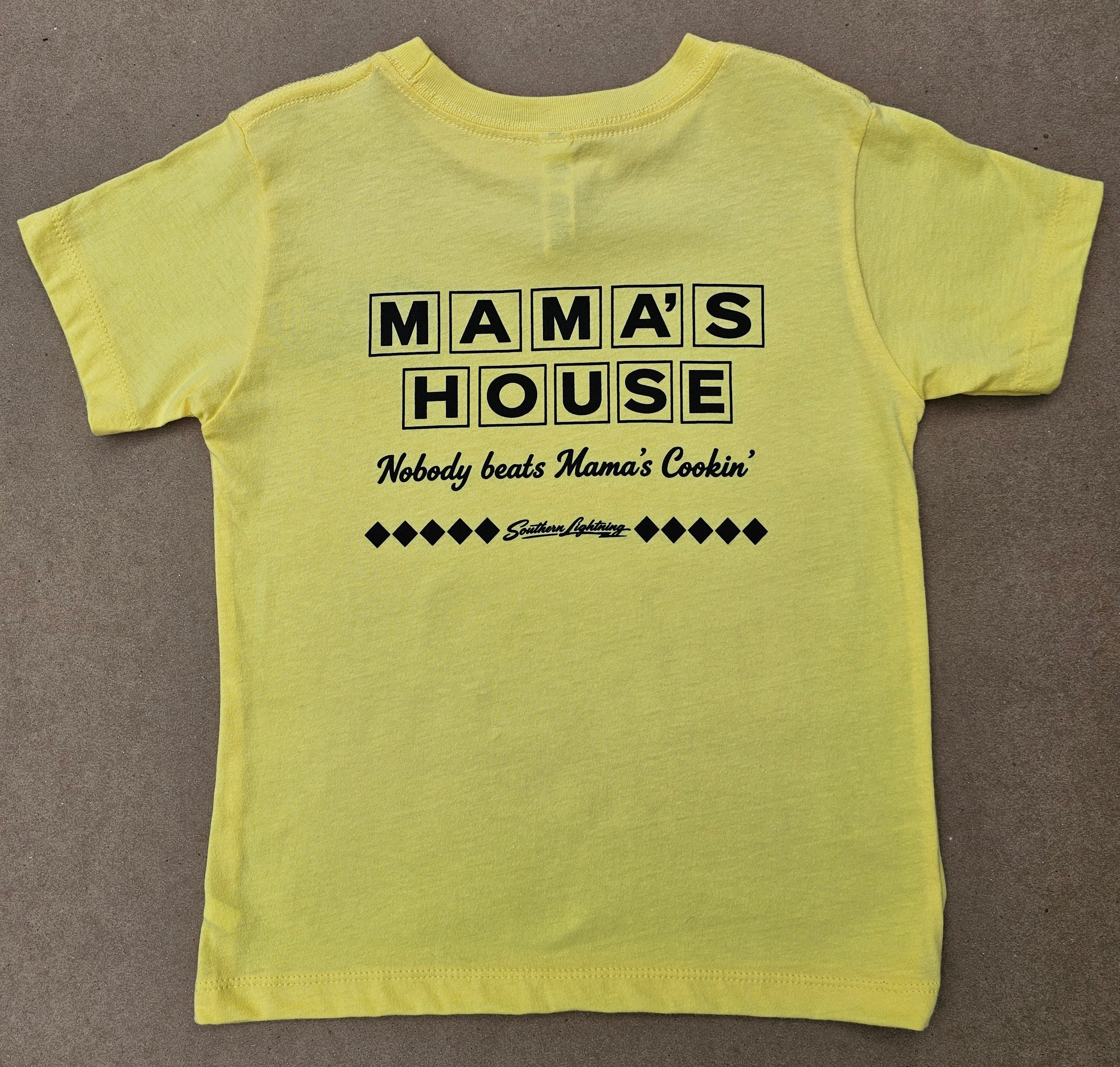Mama's House Short Sleeve T-Shirt in Yellow