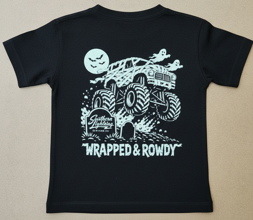 Mummy Monster Truck *Glow-In-The-Dark* Short Sleeve T-Shirt